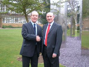 Dr Stephen Boffey (right) with Tony Skottowe Union Partnership