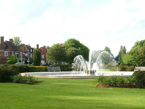 The Fountain and Houses - Parkway