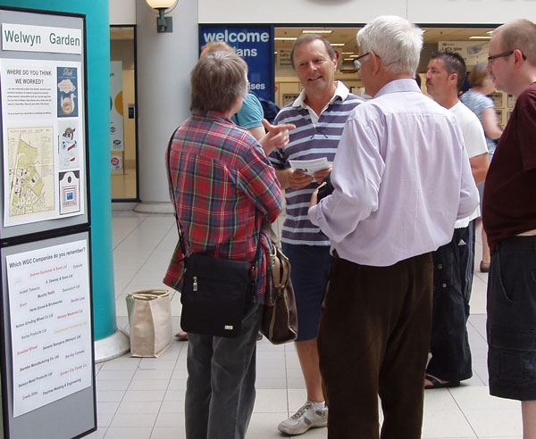 Trustee Graham Bell chats with visitors to our launch Trustee Graham Bell chats with visitors to our launch