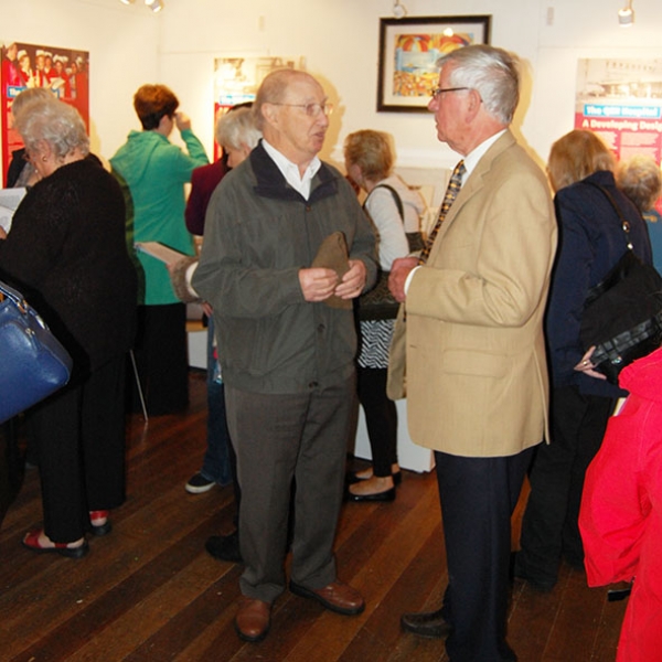 QEII project contributors view the exhibition QEII project contributors view the exhibition