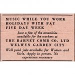 E R Holloway Barnet Comb Lustrac Plastics Hydeway Ltd