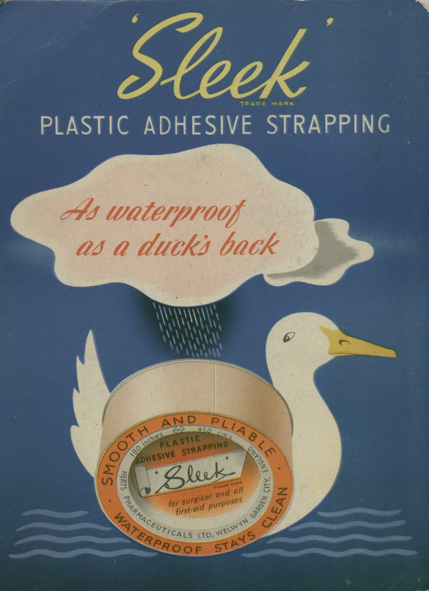Sleek plaster poster. Copyright Beiersdorf-AG.