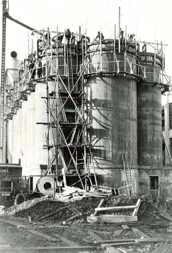 The Silos Being Built c1925